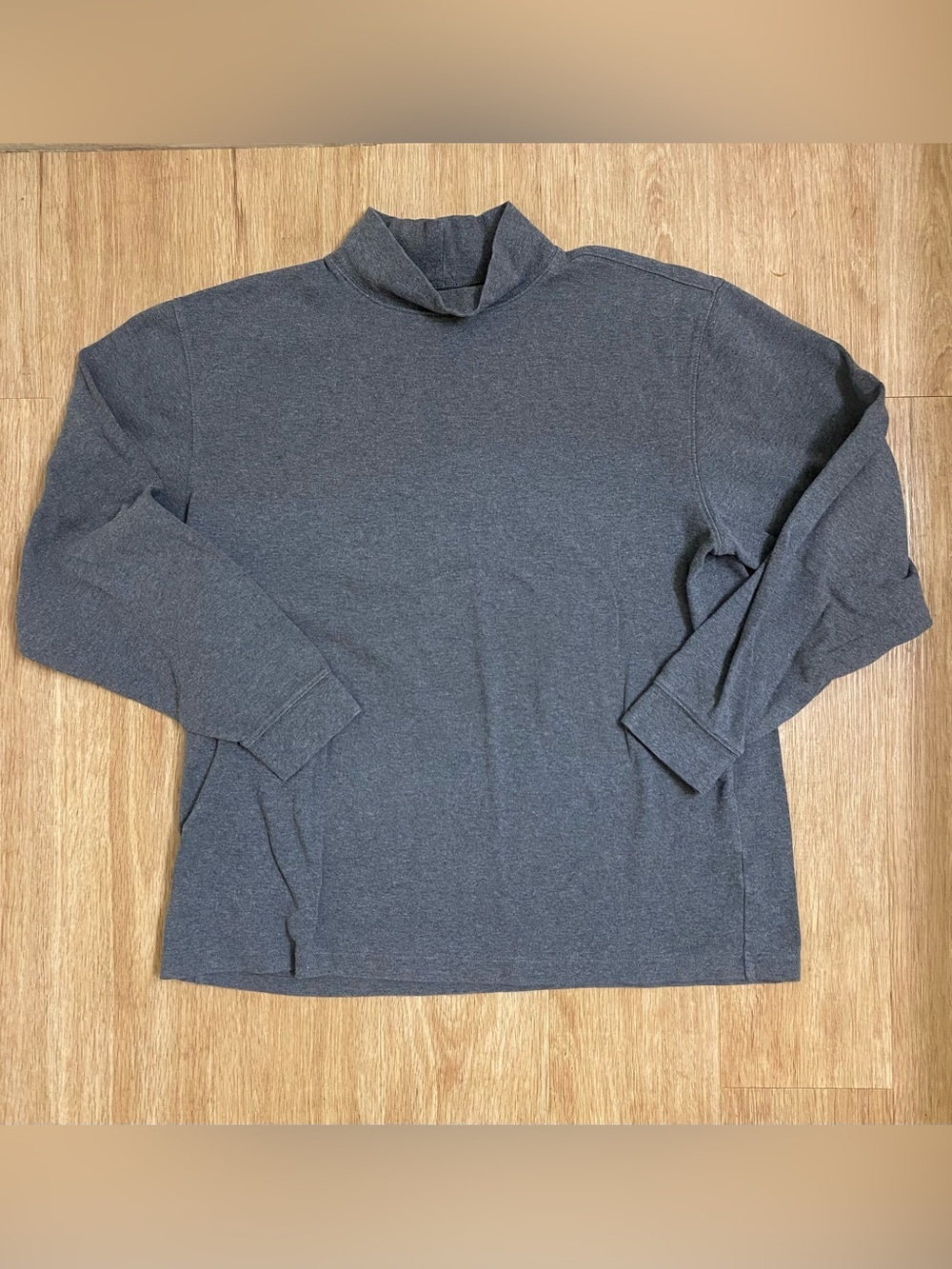 L.L. Bean Men's Dark Gray Turtleneck Sweater